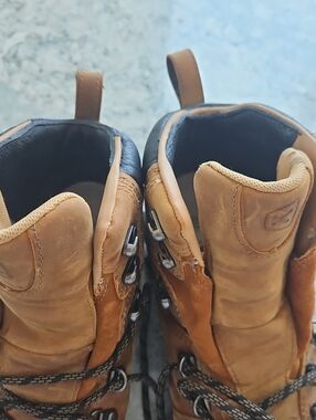 Keen Brown Leather Lace-Up Winter Boots